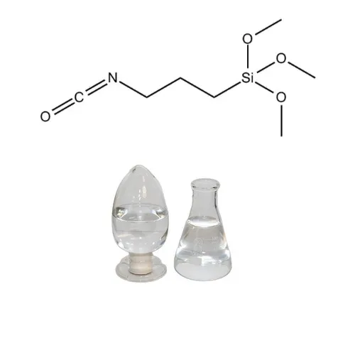 Παράγοντας σύζευξης 3- isocyanatopropyltrimethoxysilane για επικάλυψη CAS 15396-00-6