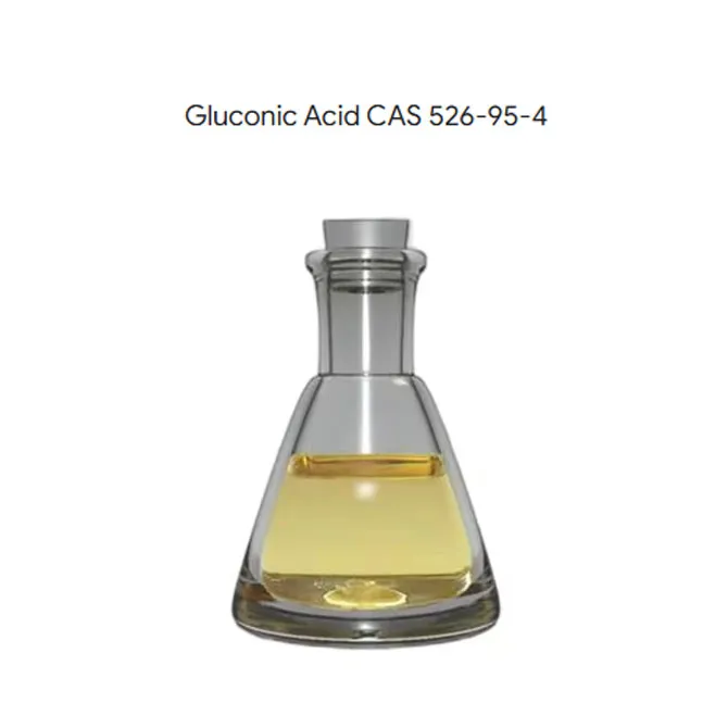 Γλυκονικό οξύ υγρό 50% για τα CAS βαθμού τροφίμων 526-95-4