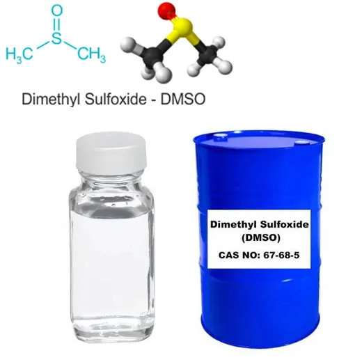 High Purity Dimethyl Sulfoxide DMSO 99,9% Pure Liquid CAS 67-68-5